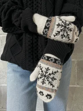 27 Nordic Snowflake Mittens