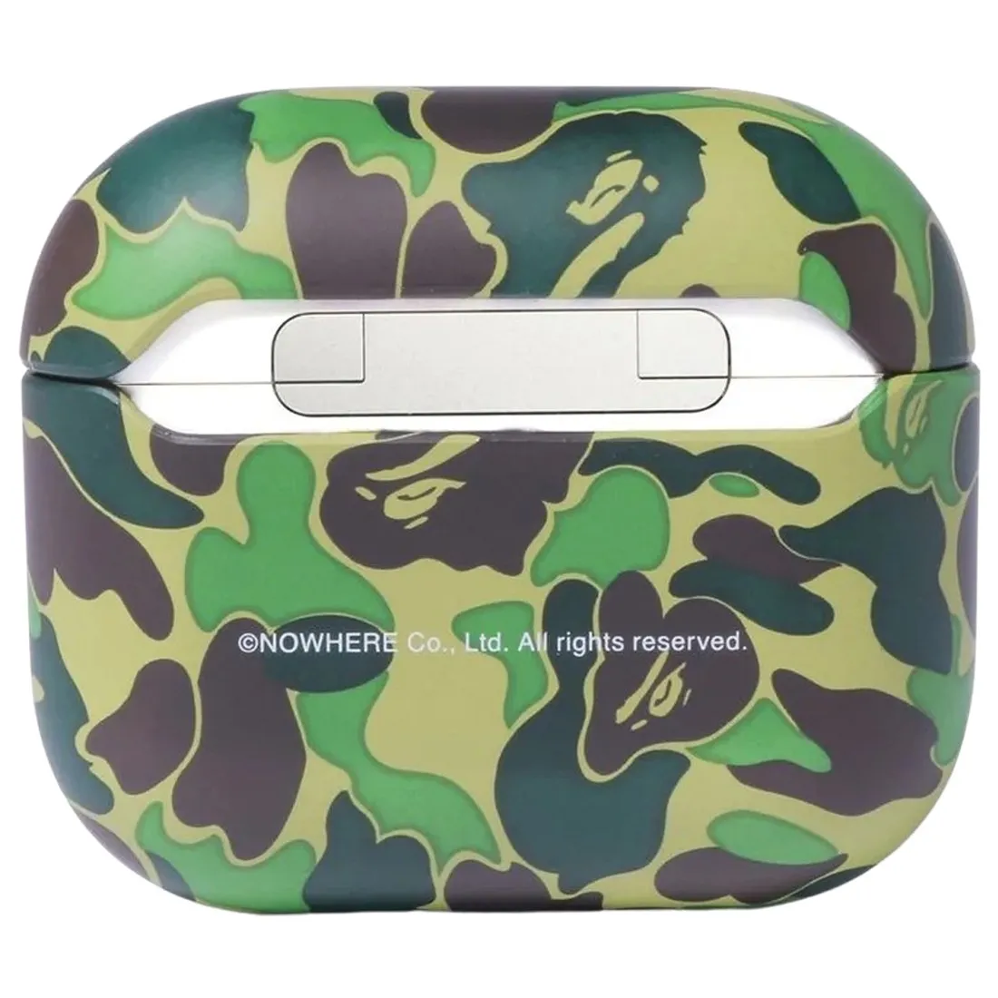 A Bathing Ape ABC Camo Airpods Case (green)