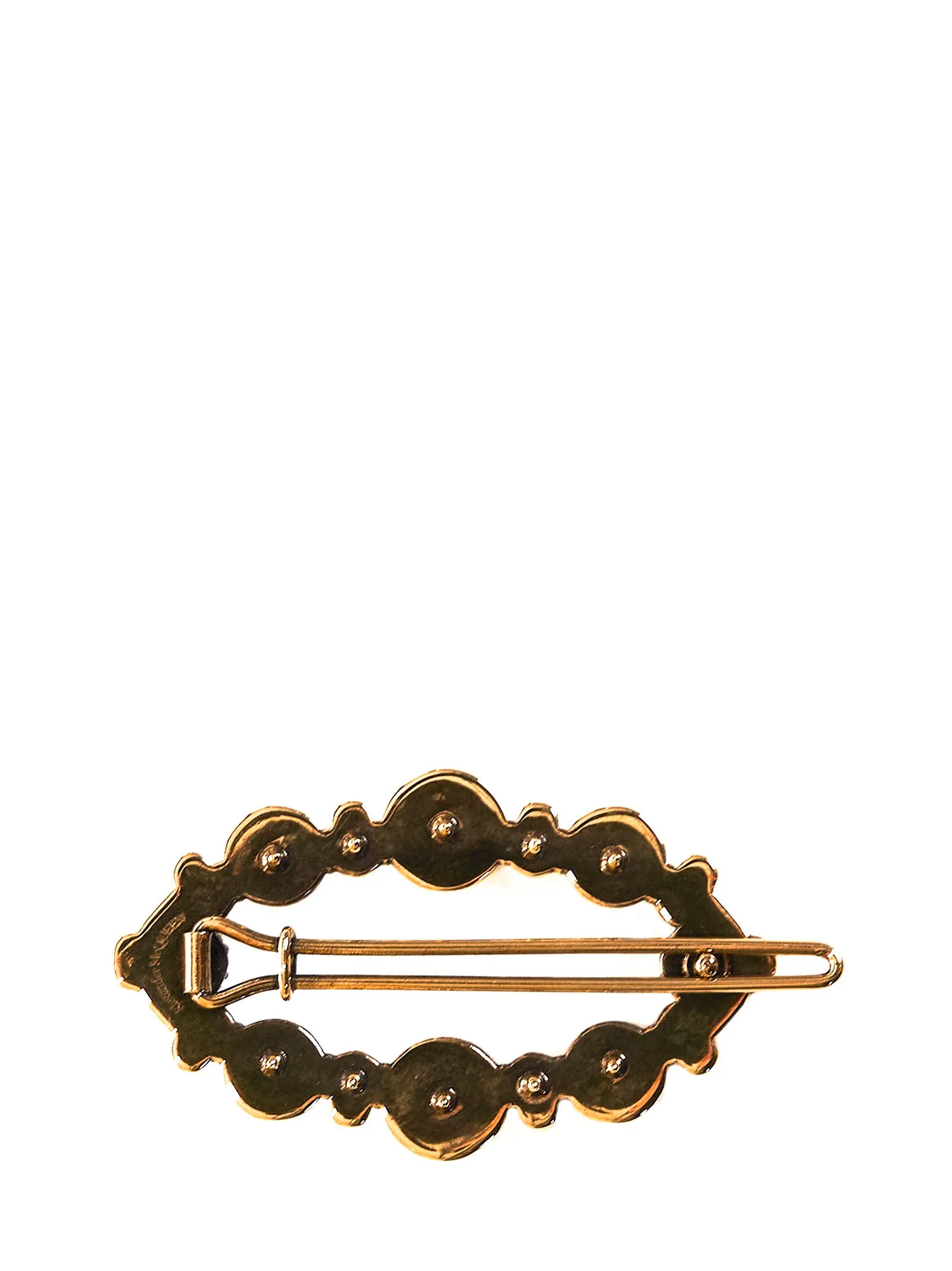 Alexander McQueen Embellished Skull Hairclip