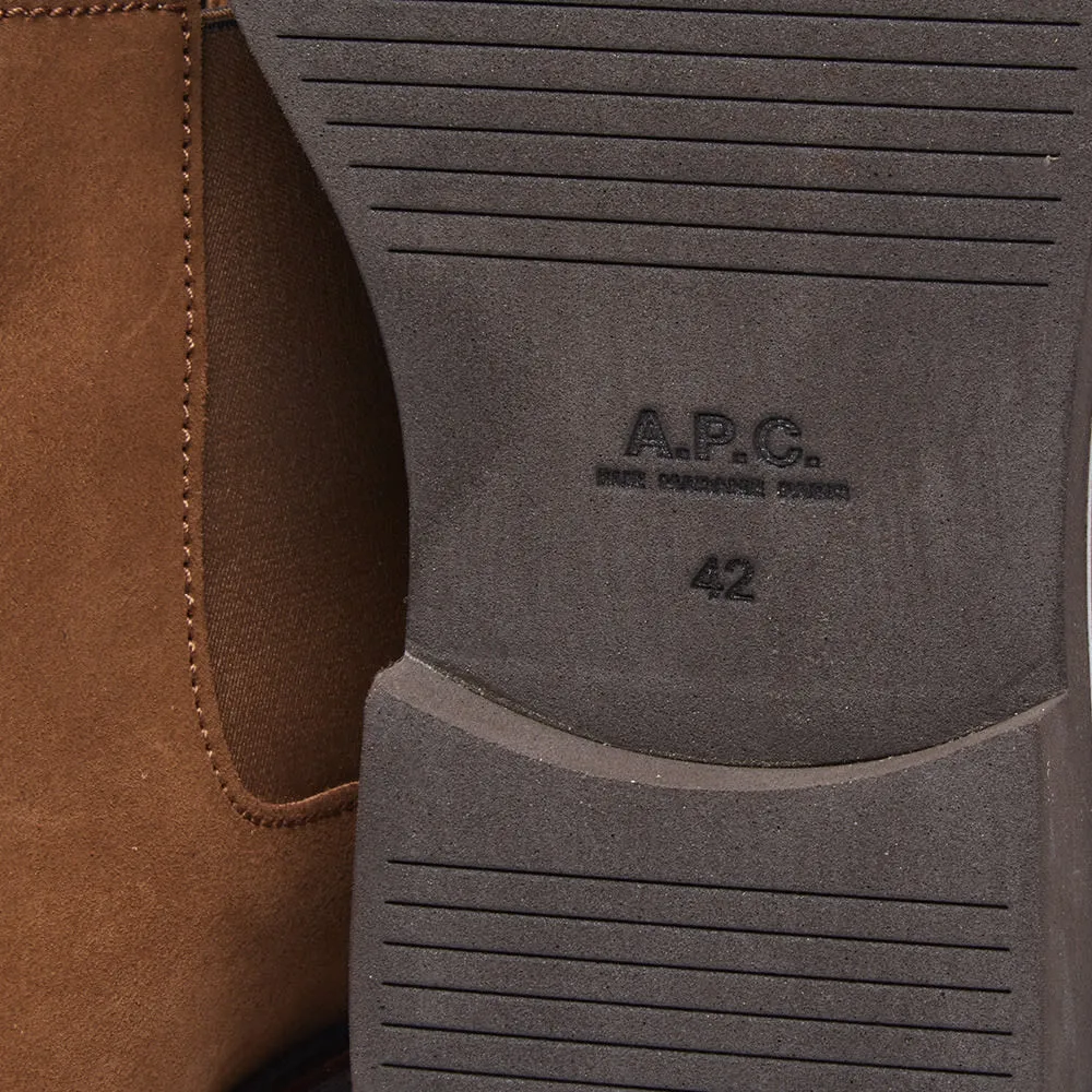 A.P.C. Simeon BootBrown Suede