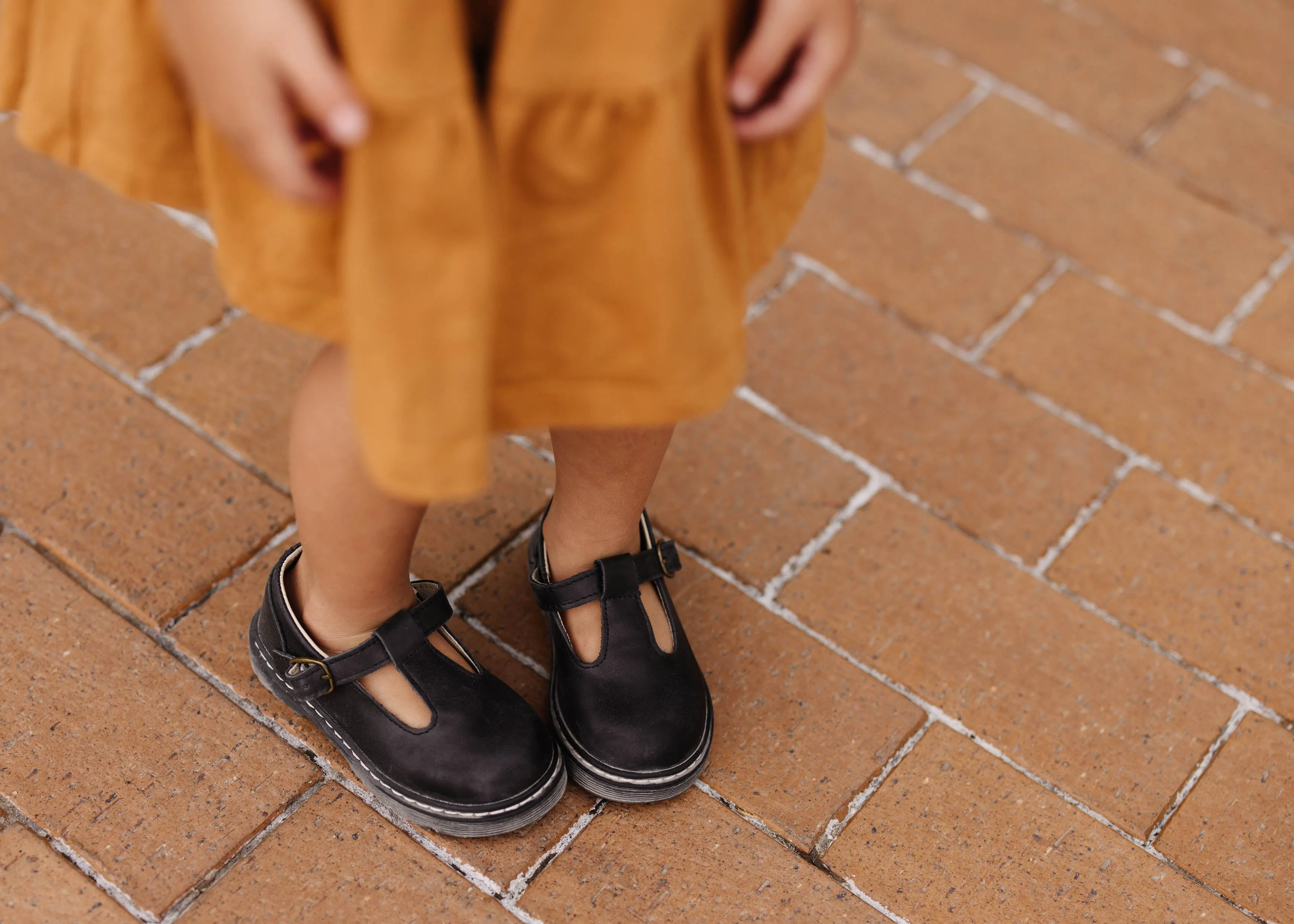 Black - Lug Sole Mary Jane