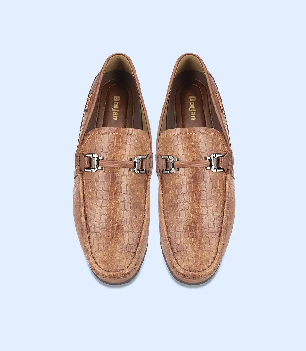 BM5246-TAN-Men Loafers