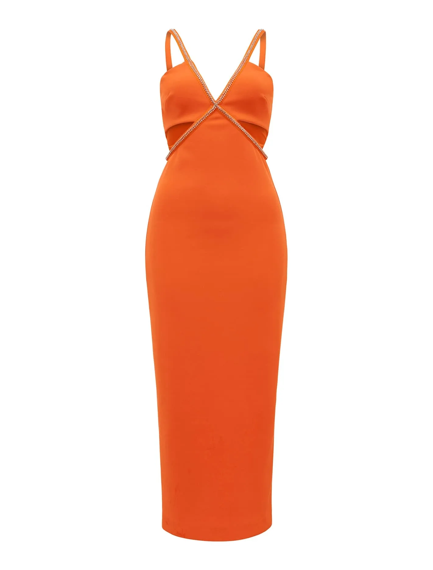 Briana Embellished Bodycon Midi Dress