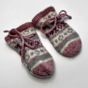 Brora Fairisle Cashmere Mittens