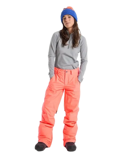 Burton Womens Powline Gore-Tex 2L Insulated Pants - Tetra Orange - 2023