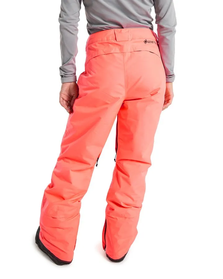 Burton Womens Powline Gore-Tex 2L Insulated Pants - Tetra Orange - 2023