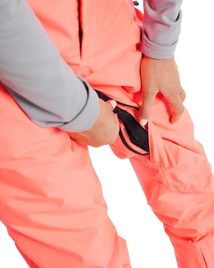 Burton Womens Powline Gore-Tex 2L Insulated Pants - Tetra Orange - 2023