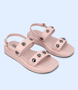 BW7352-TEA PINK-Women Comfort Sandal