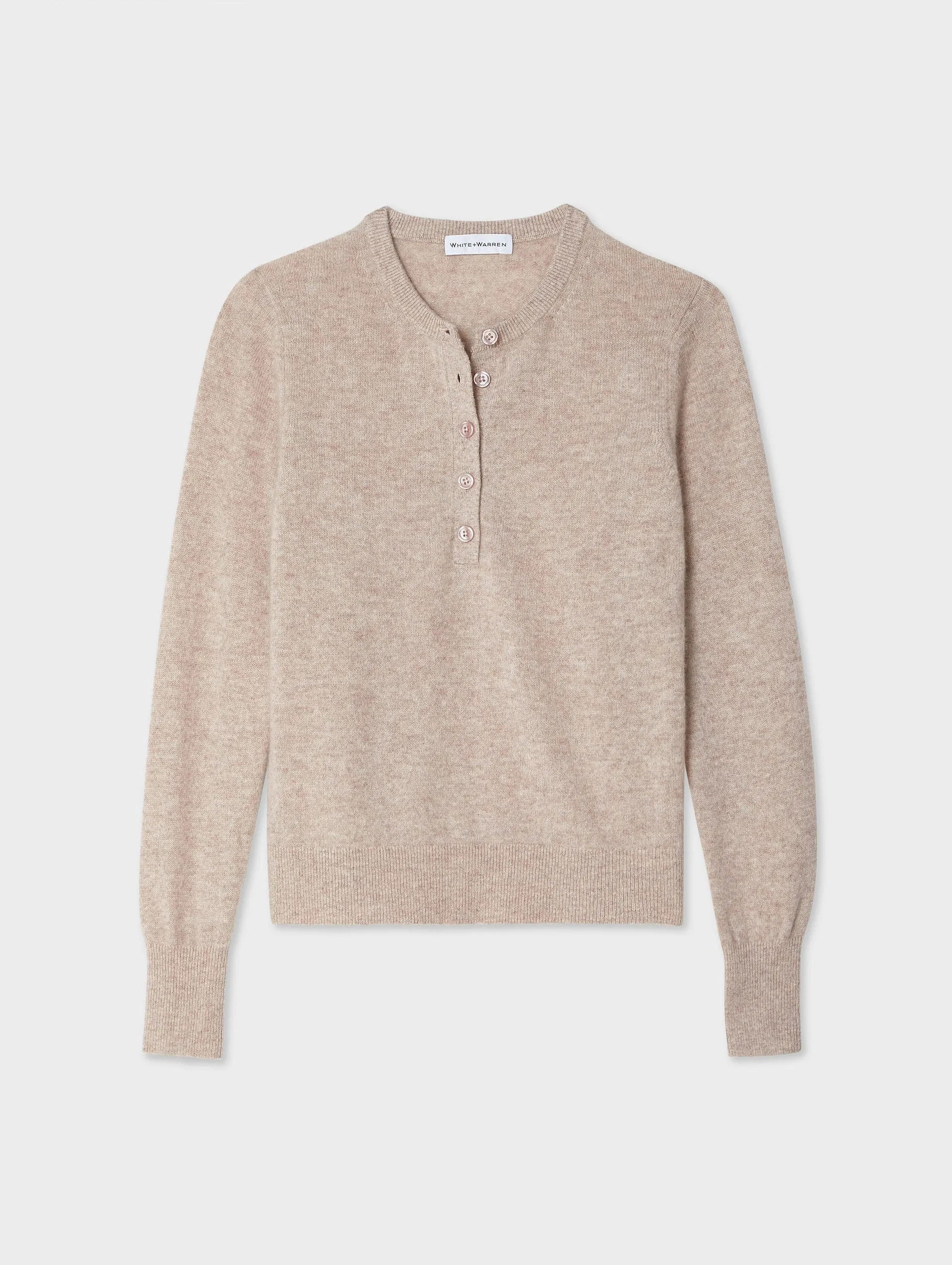 CASHMERE BUTTON HENLEY