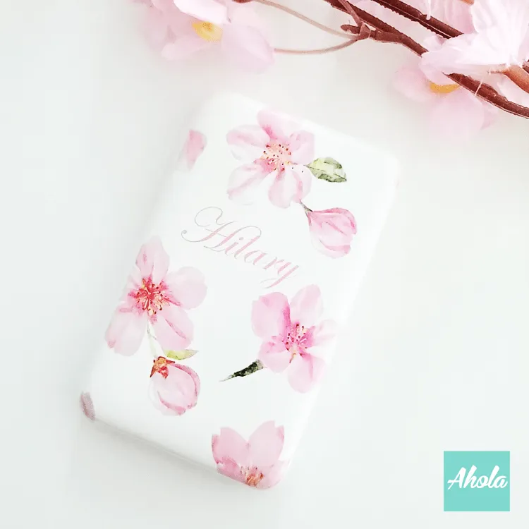 【Cherry Blossom】Portable Power Bank with built-in wire 櫻花內置線便攜式差電器