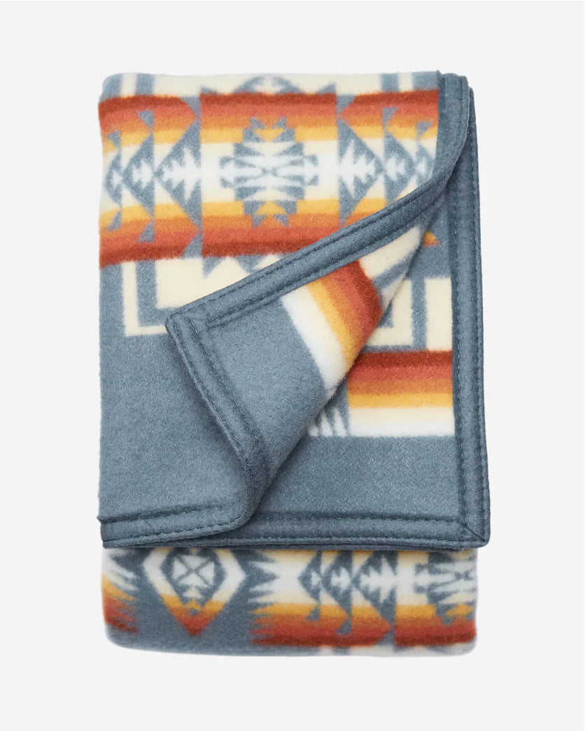 Chief Joseph Crib Blanket Slate