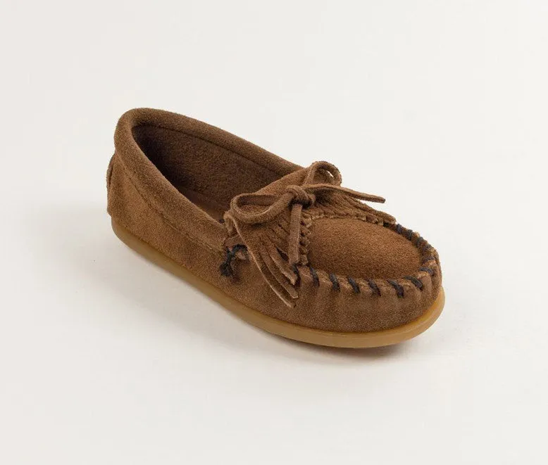 Children's Kilty Suede Moccasin