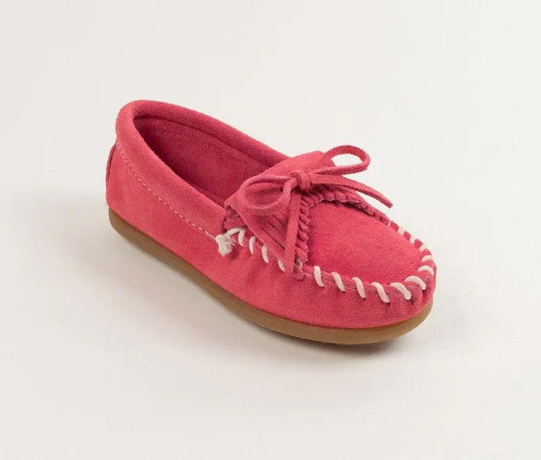 Children's Kilty Suede Moccasin