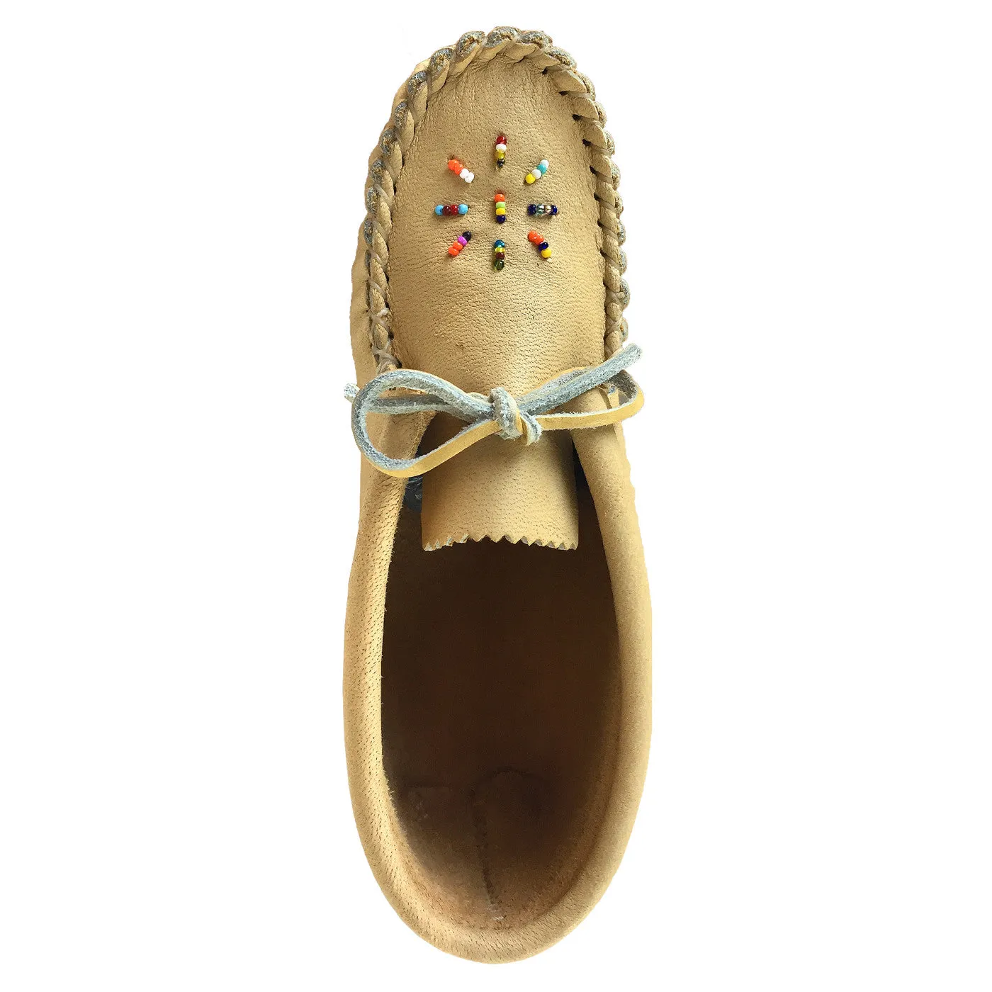 Children's Moose Hide Beaded Moccasins