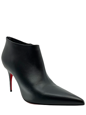 Christian Louboutin Leather Point-Toe Bootie Size 9