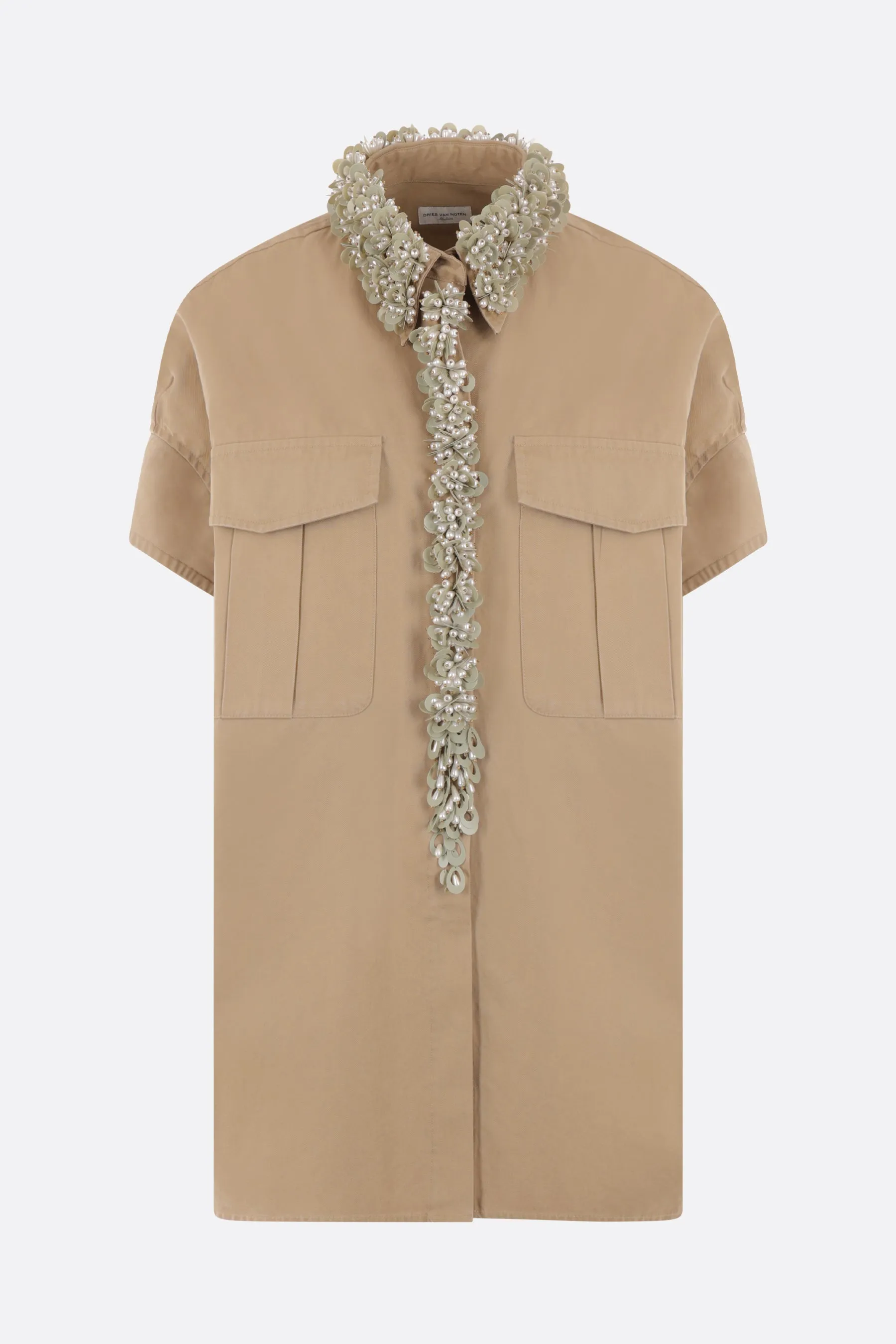 Ciaras gabardine oversize shirt