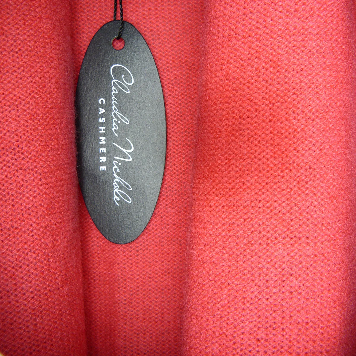 Claudia Nichole Cashmere Classic Duster Cardigan Gelato Peach Orange Size Large NEW