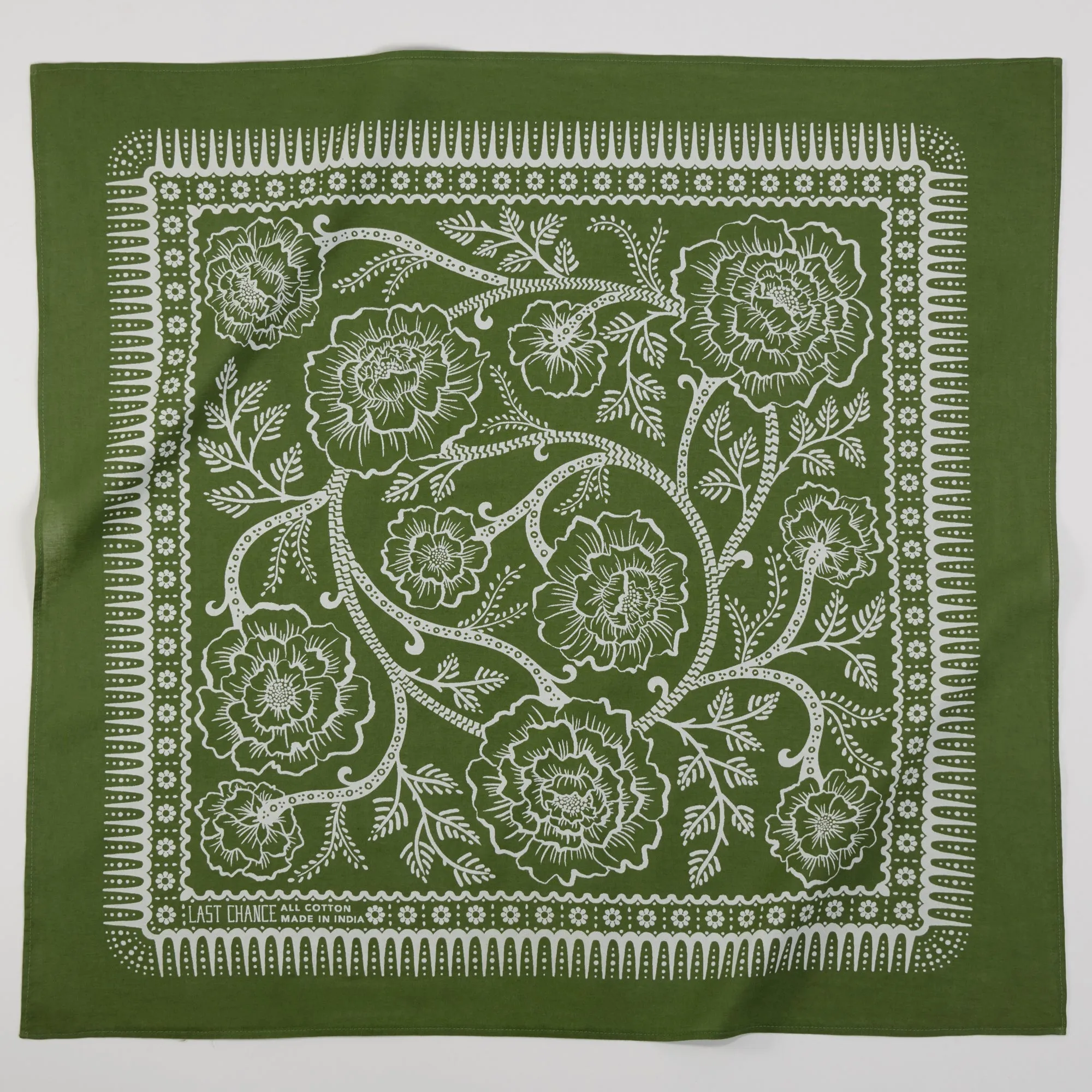 Cotton Ramble Bandana - Cactus