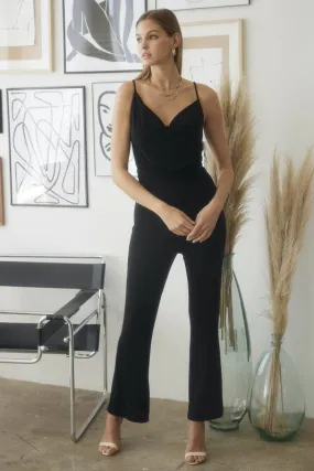 Cowl Neck Jumpsuit