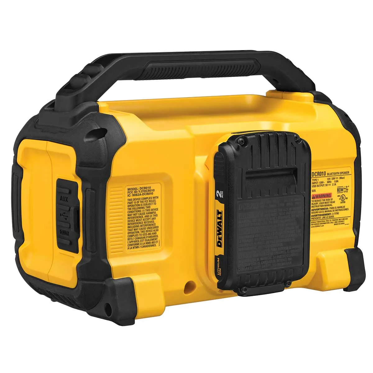 DEWALT 12V/20V MAX Jobsite Bluetooth Speaker