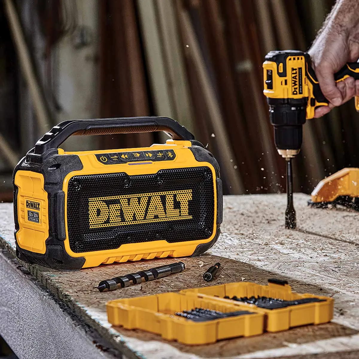 DEWALT 12V/20V MAX Jobsite Bluetooth Speaker