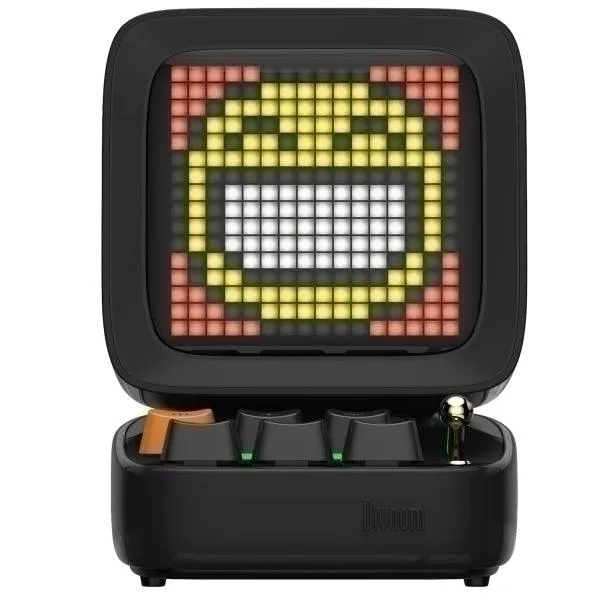 Divoom Ditoo Pro Retro Pixel Art Bluetooth Speaker 15 Watt Black