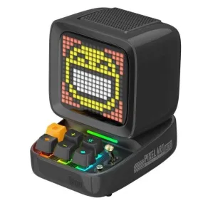 Divoom Ditoo Pro Retro Pixel Art Bluetooth Speaker 15 Watt Black