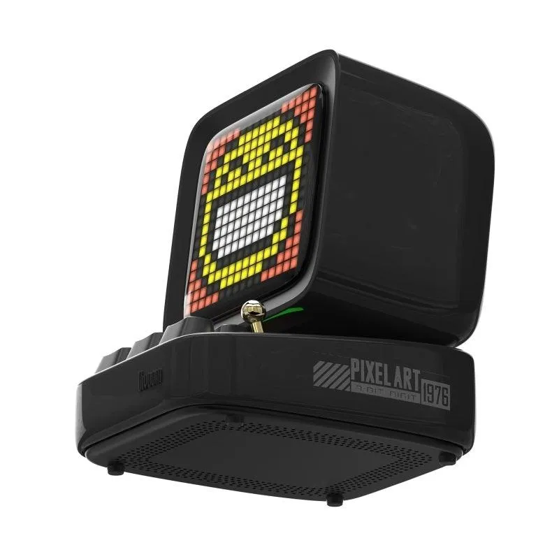 Divoom Ditoo Pro Retro Pixel Art Bluetooth Speaker 15 Watt Black