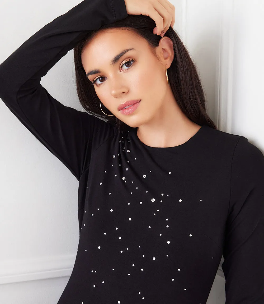 Embellished Asymmetric Top