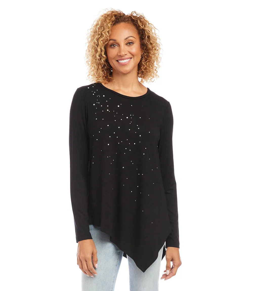 Embellished Asymmetric Top