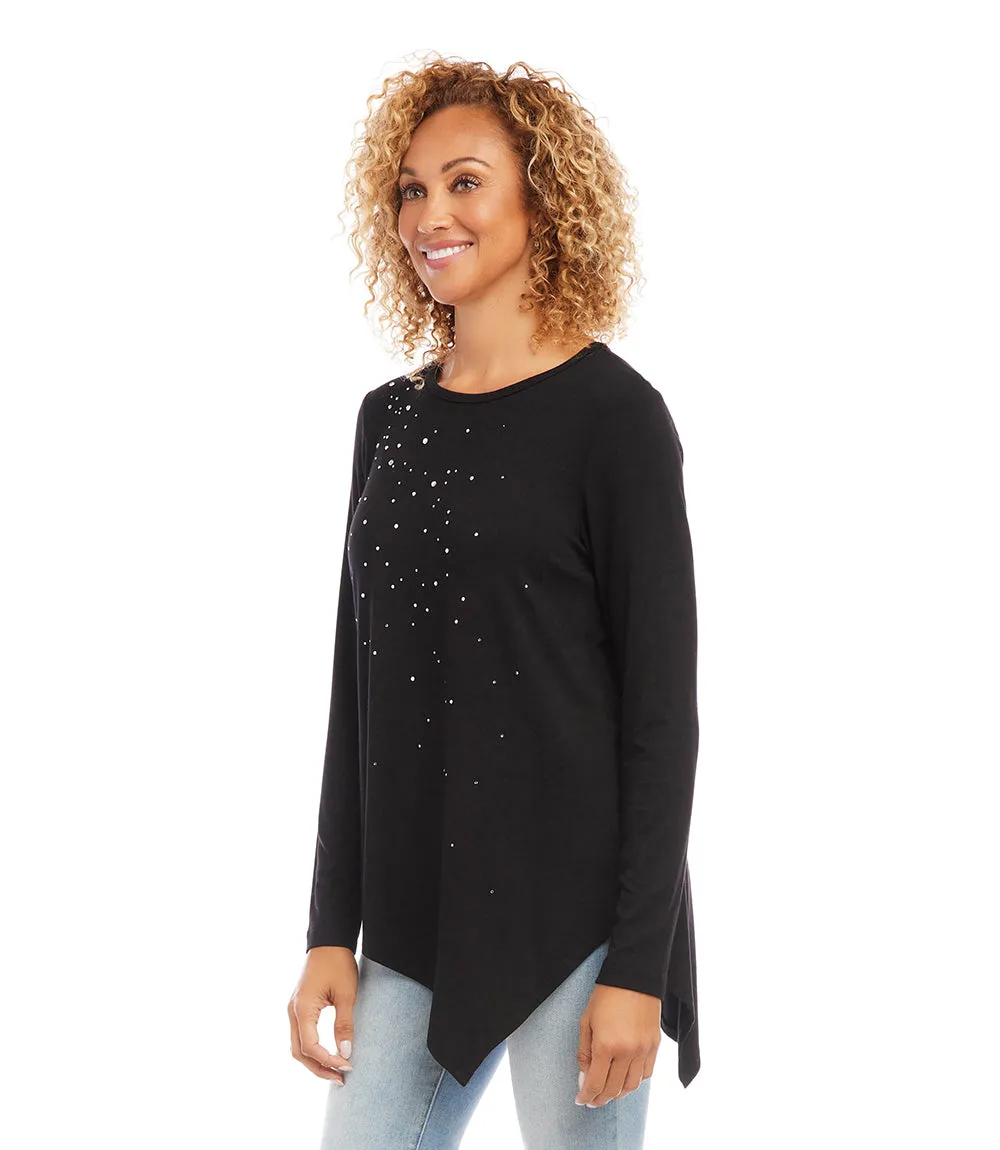 Embellished Asymmetric Top