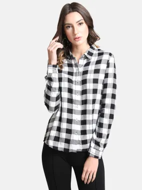 Embellished Check Shirt