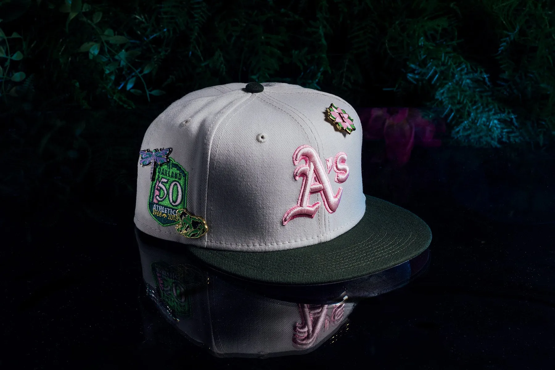 Feature x New Era Lotus 59FIFTY Fitted - Oakland Athletics