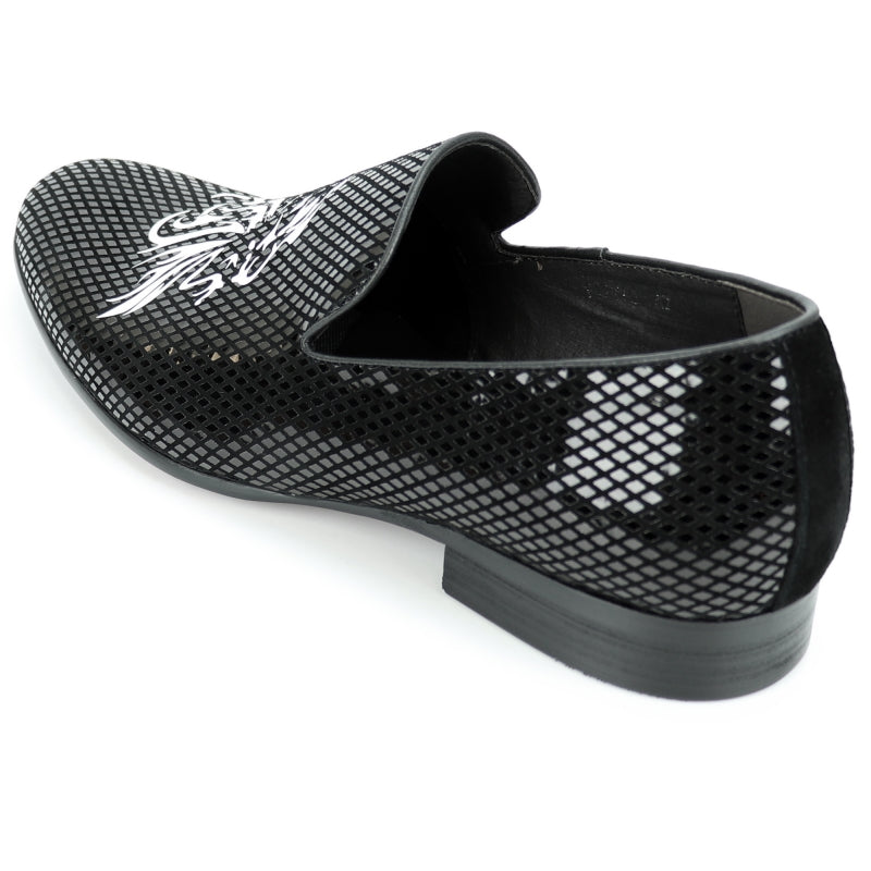 FI-7270 Black Silver Slip On Fiesso by Aurelio Garcia