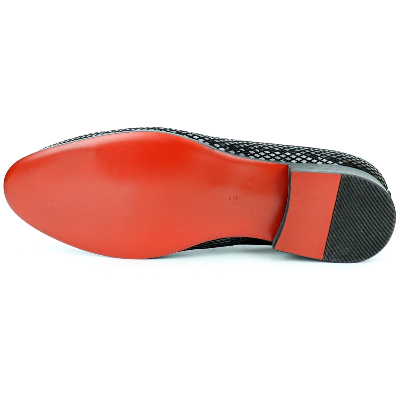 FI-7270 Black Silver Slip On Fiesso by Aurelio Garcia