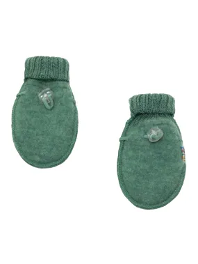 Green Baby Mittens