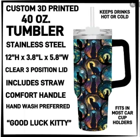 Insulated Tumblers - Black Cat