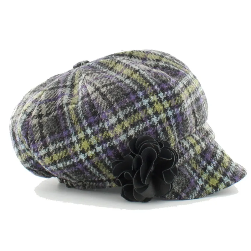 Irish Ladies Wool Newsboy Cap