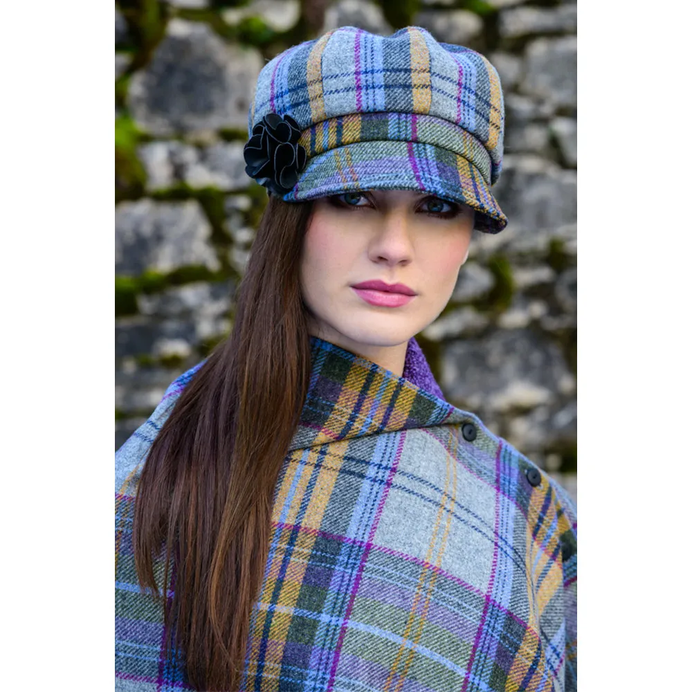 Irish Ladies Wool Newsboy Cap