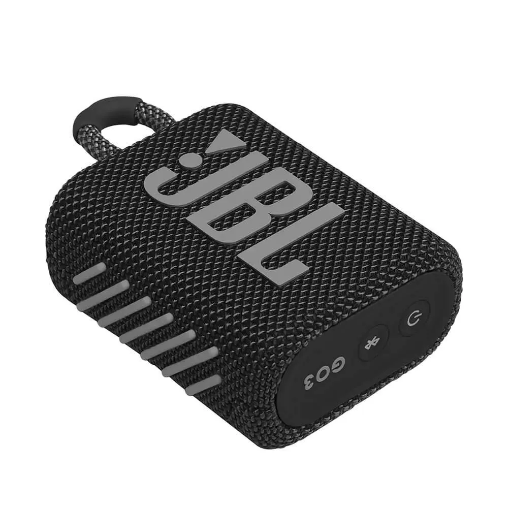 JBL GO 3 BLUETOOTH PORTABLE SPEAKER JBL-GO3BK