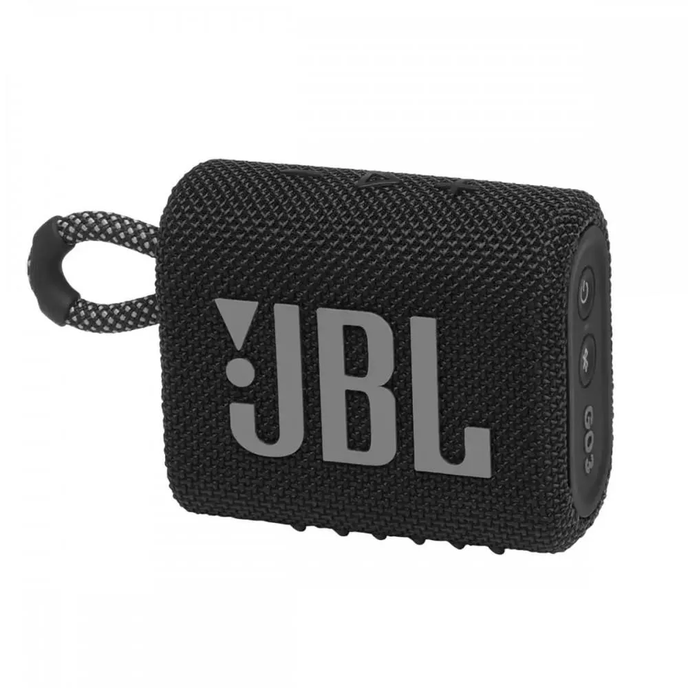 JBL GO 3 BLUETOOTH PORTABLE SPEAKER JBL-GO3BK