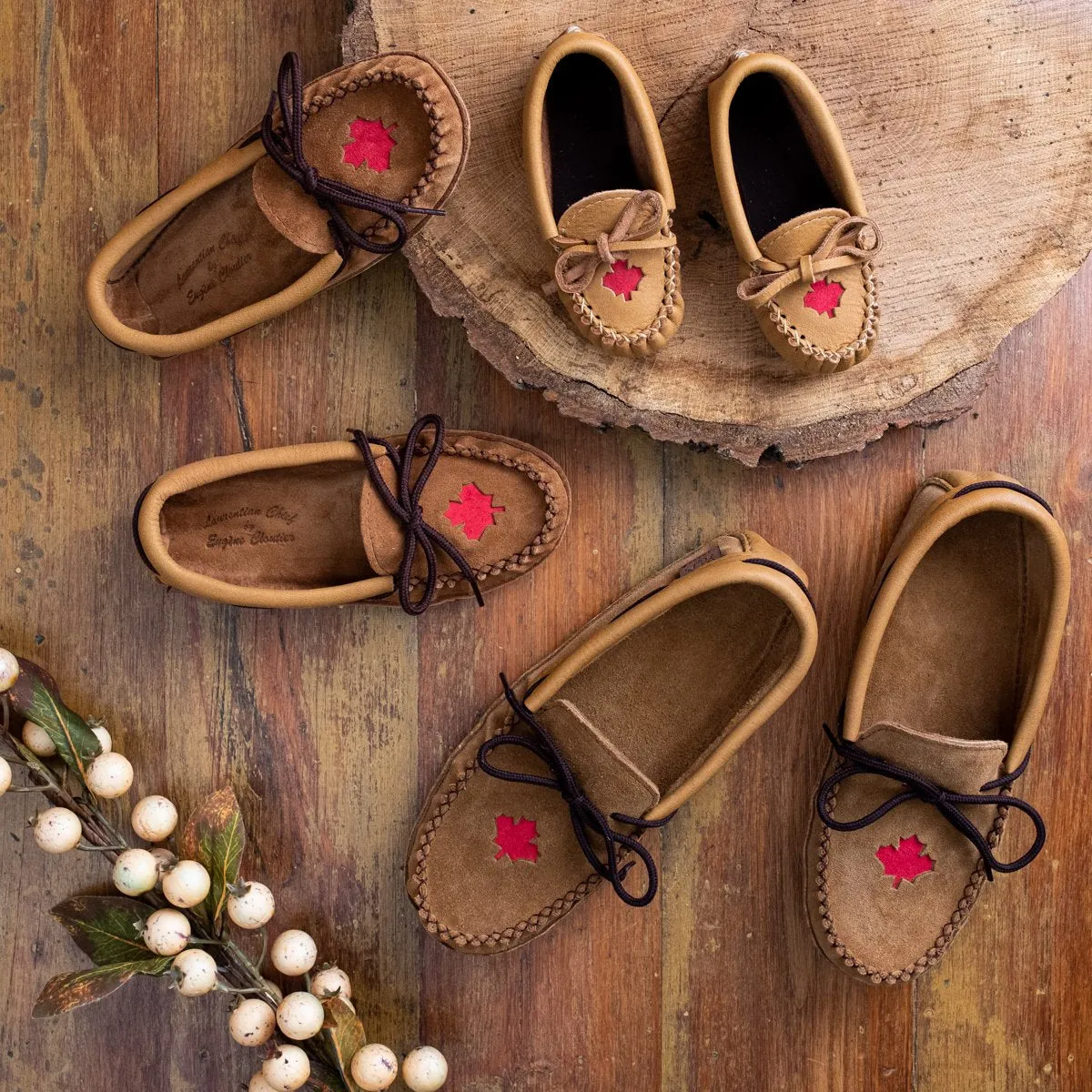 Junior Maple Leaf Moccasins (Final Clearance)