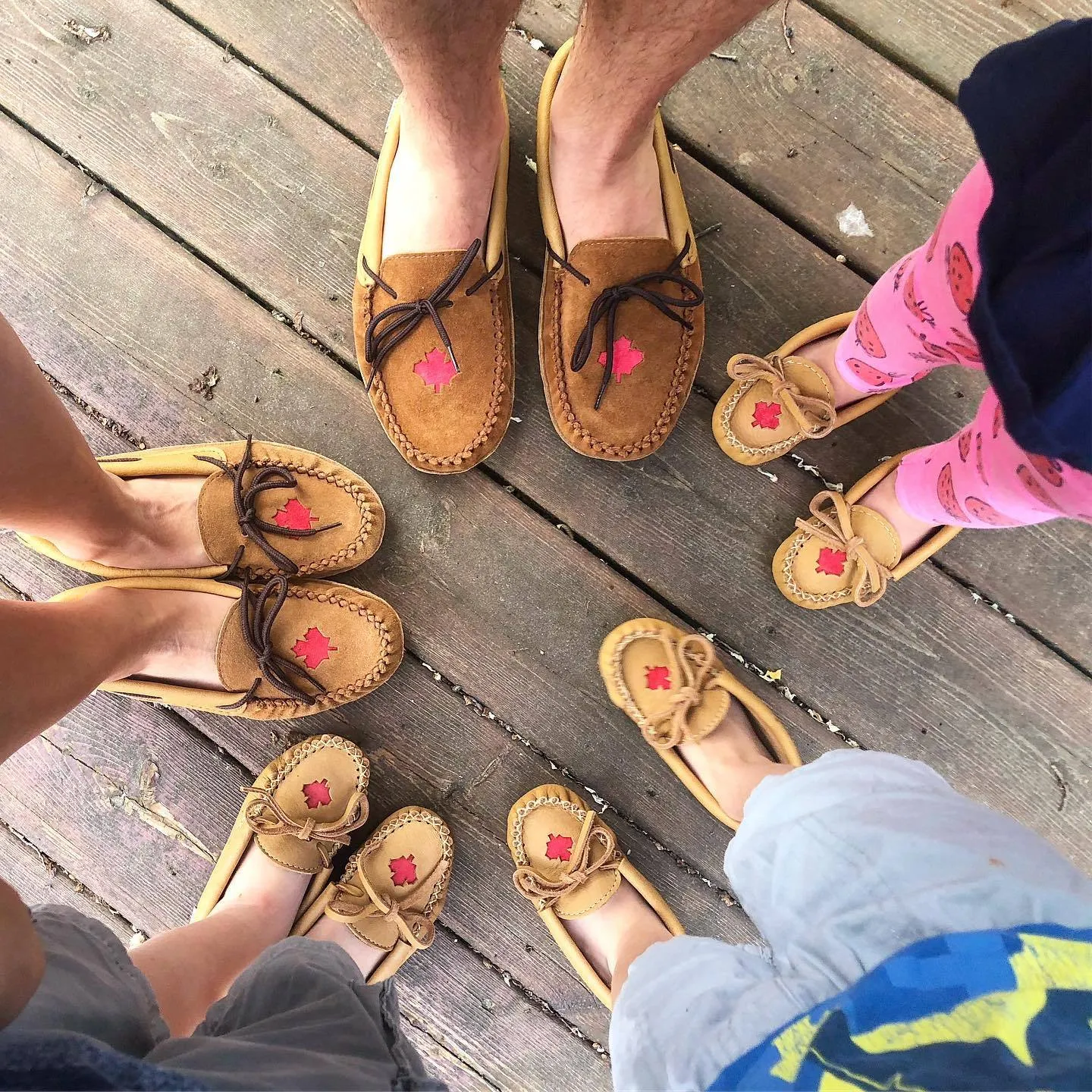 Junior Maple Leaf Moccasins (Final Clearance)