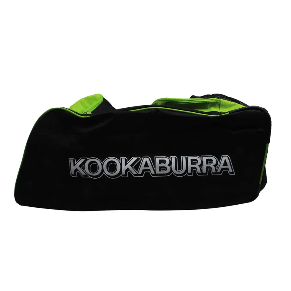 Kookaburra Pro Duffle Cricket Kit Bag (Black/Lime Green)