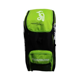 Kookaburra Pro Duffle Cricket Kit Bag (Black/Lime Green)