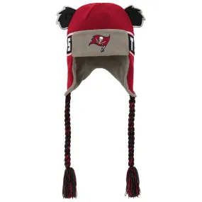 Lids Youth Outerstuff Red Tampa Bay Buccaneers Wordmark Ears Trooper Knit Hat