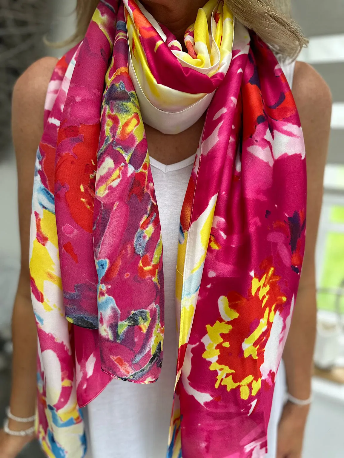 Lipstick Colour Splash Scarf