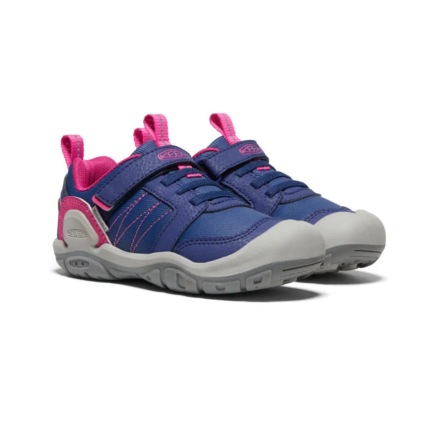 Little Kids' Knotch Peak Sneaker  |  Blue Depths/Pink Peacock