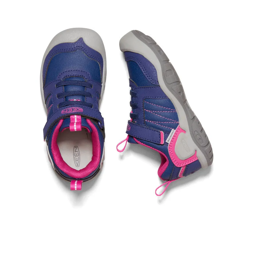 Little Kids' Knotch Peak Sneaker  |  Blue Depths/Pink Peacock