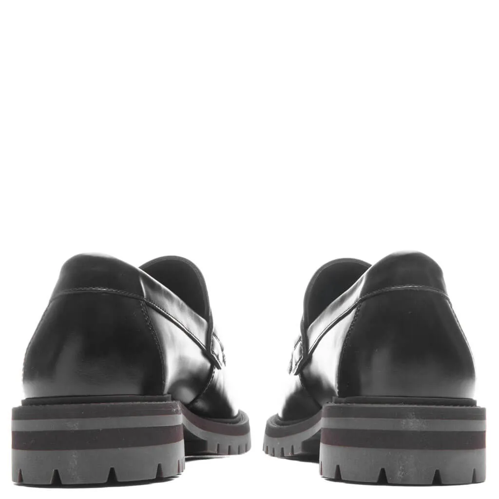 Loafer with Lug Sole - Black